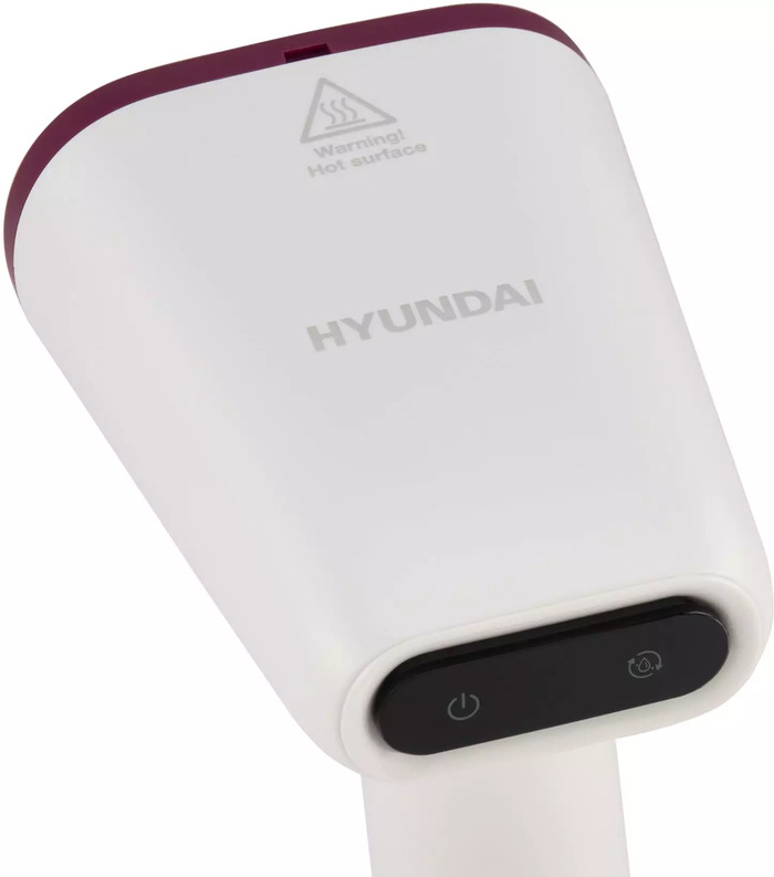 Отпариватель Hyundai H-HS02890, Белый/вишневый №6