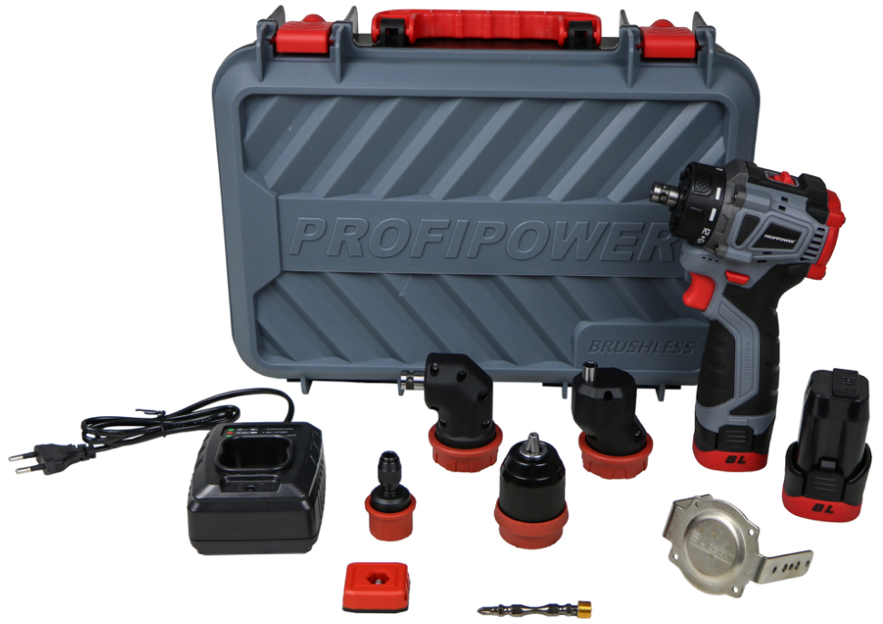 Аккумуляторная дрель-шуруповерт Profipower BL-161C E0249, 16 В, 40 Нм, 2 А·ч  детальное изображение - 4