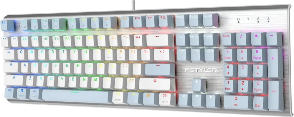 Клавиатура A4Tech Fstyler FS100 Neon, Синий детальное изображение - 8