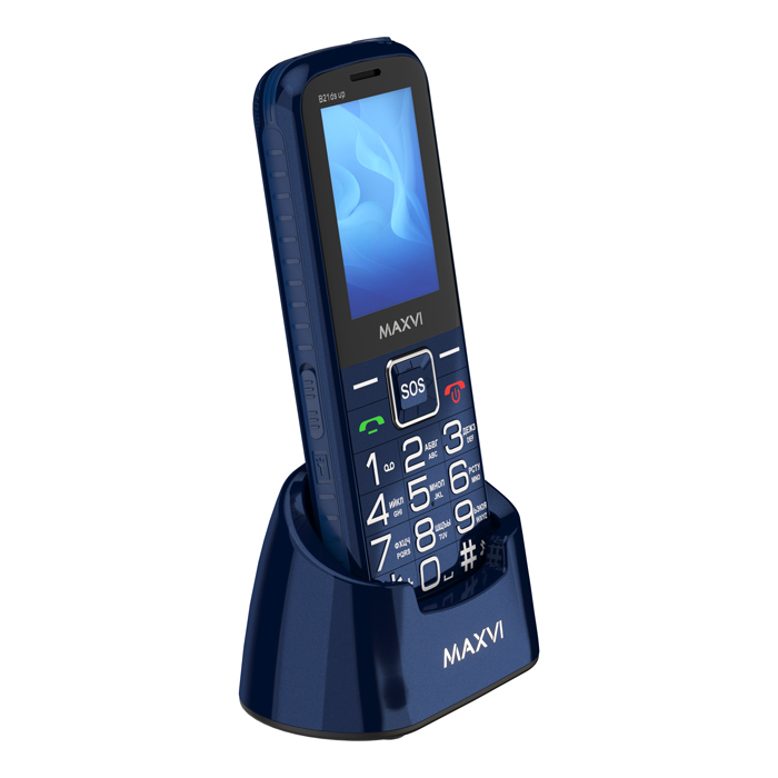 Мобильный телефон MAXVI B21ds up, 32 Мб, Синий, Dual mini-SIM детальное изображение - 8