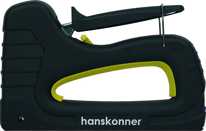 Скобозабиватель ручной HANSKONNER HK1071-01-08 усиленный, рессорный, скоба 6-16 мм, Черный детальное изображение - 1
