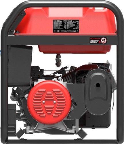 Генератор бензиновый SUNREKA G7500EAX 211008, 7 кВт, Красный детальное изображение - 4