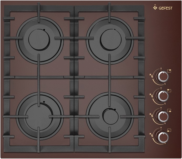 Газовая варочная панель Gefest CBH 2230 K12, Белый детальное изображение - 2