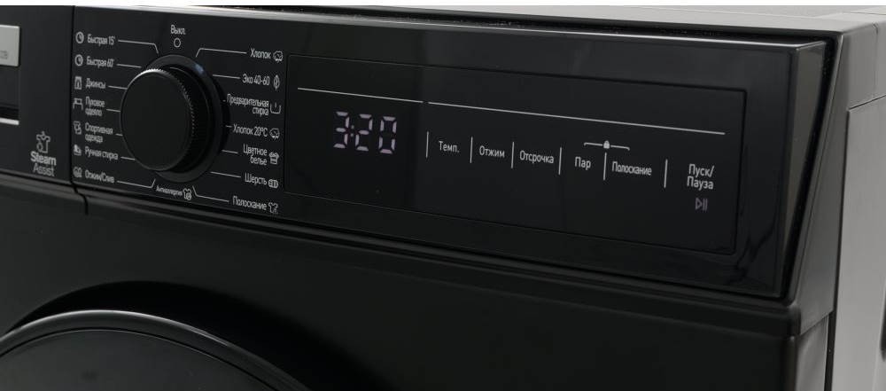 Стиральная машина Vestfrost VFT 8122B, Черный детальное изображение - 4