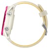 Умные часы Garmin Forerunner 570 42 мм, Слоновая кость, алюминиевый безель малинового цвета, ремешок манго/слоновая кость вариант - 4