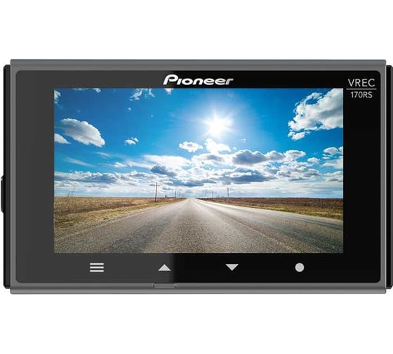 Автомобильный видеорегистратор PIONEER и SpeedCam VREC-170RS, 1920x1080 Full HD dpi, MicroSD, 32 ГБ, Черный детальное изображение - 2