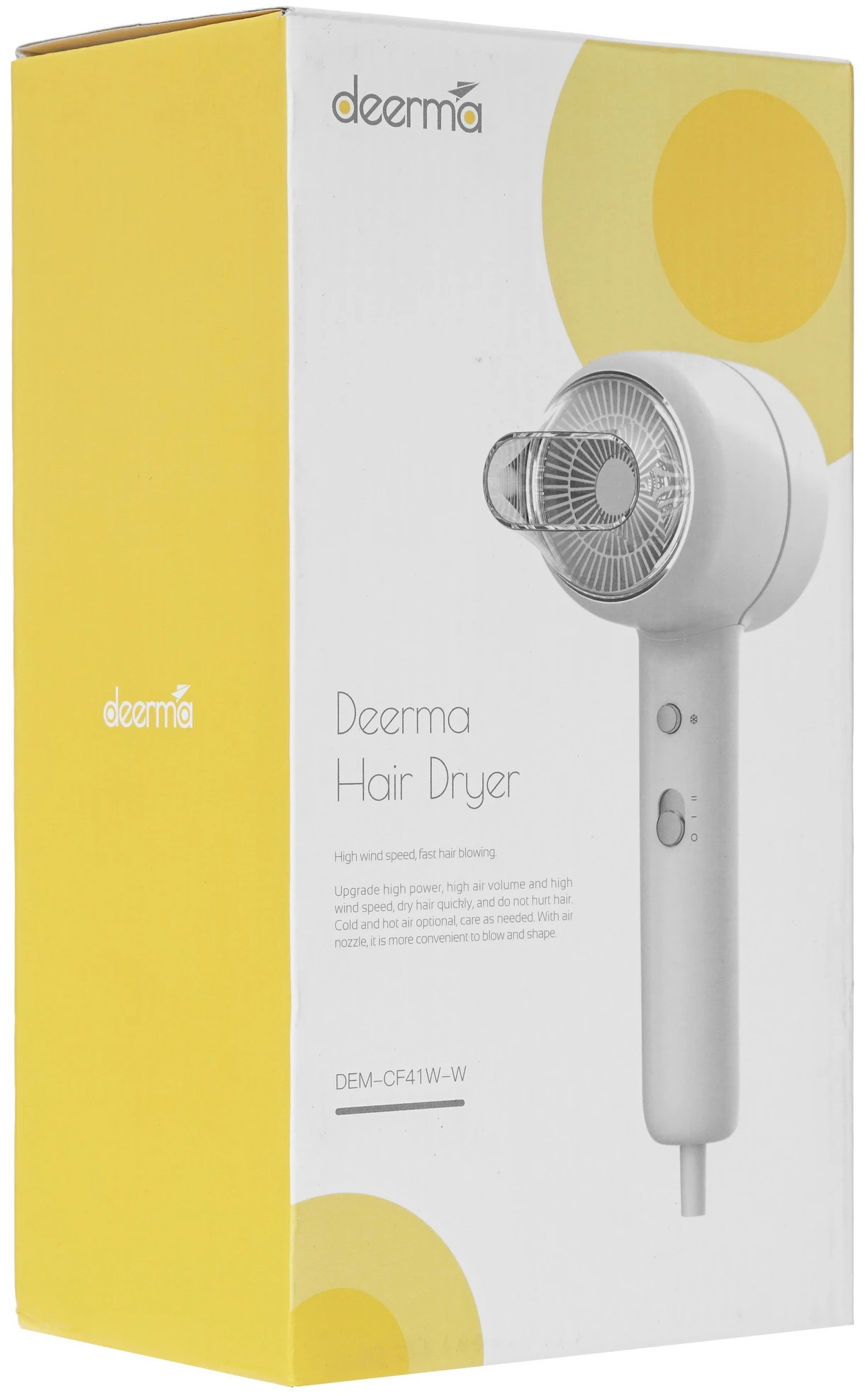 Фен Deerma Hair Dry DEM-CF41W-W, Белый детальное изображение - 6