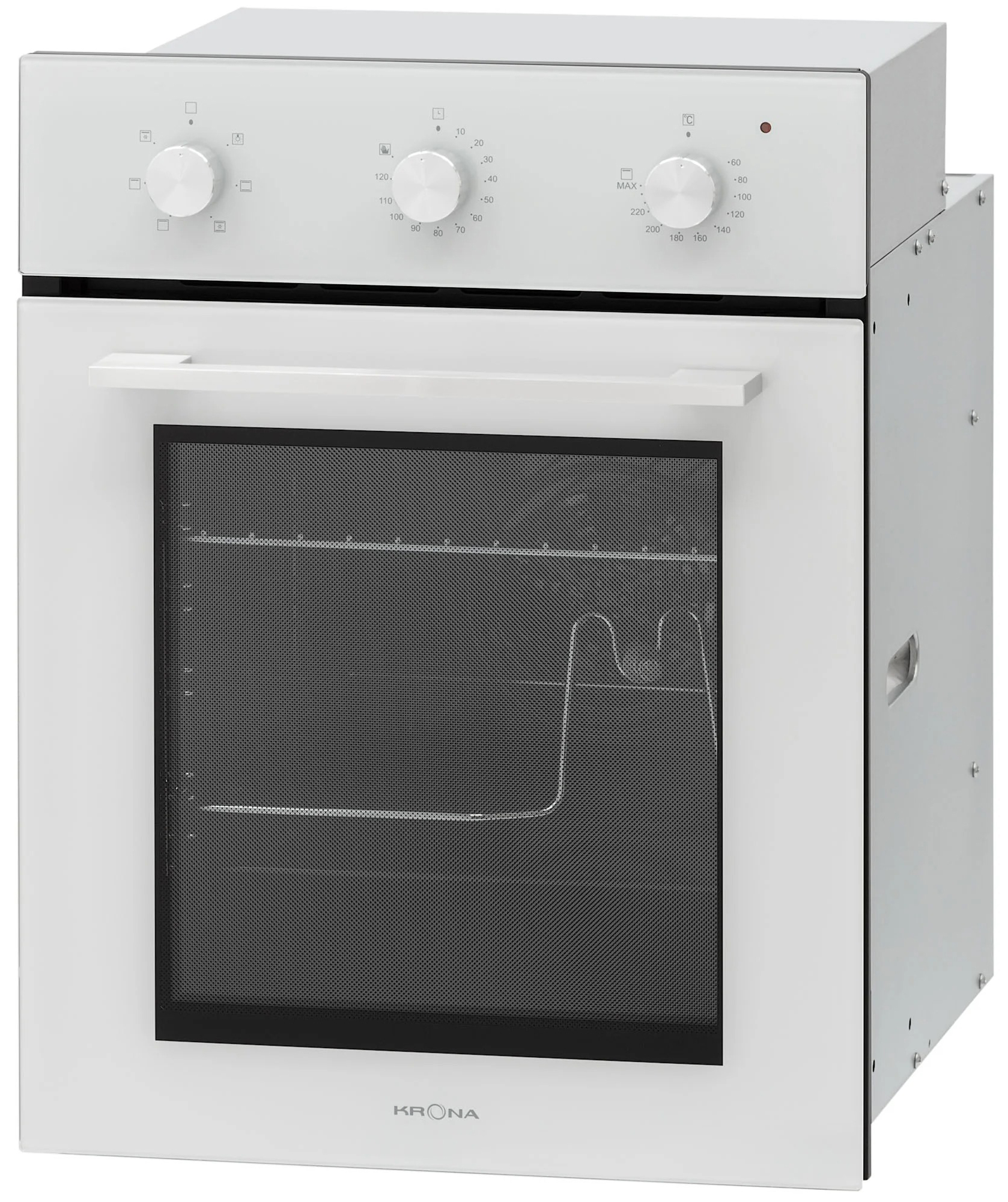 Духовой шкаф Krona CORRENTE 45 WH, Белый детальное изображение - 2