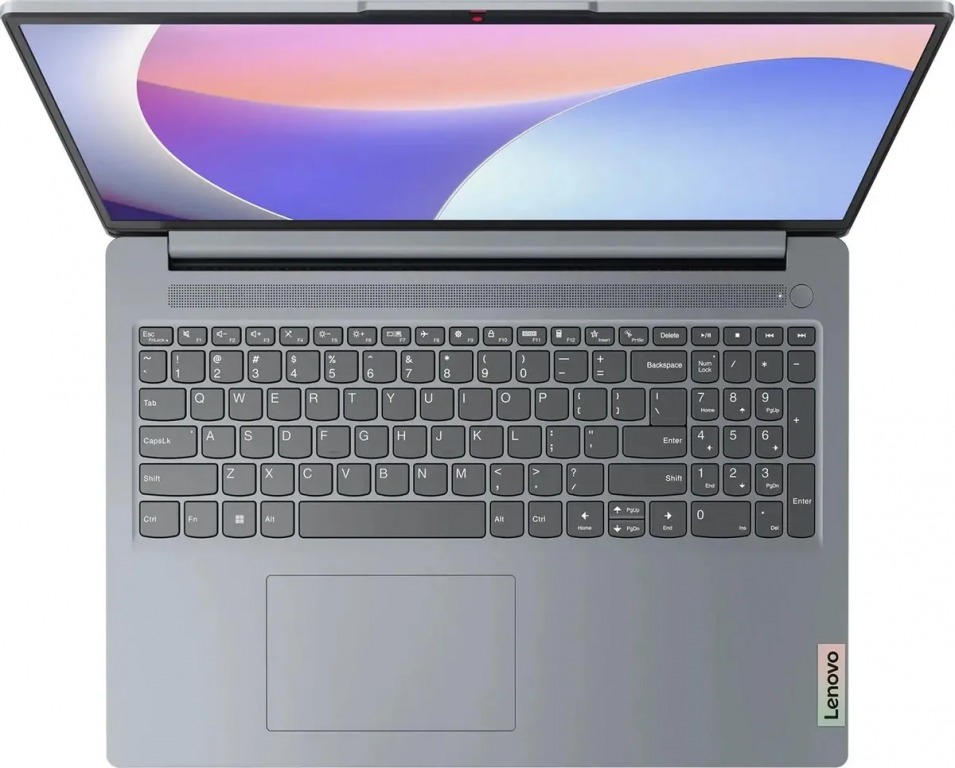 Ноутбук Lenovo IdeaPad Slim 3 15AMN8, AMD Ryzen 5 7520U, RAM 16 ГБ, Серебряный, SSD 512 ГБ, AMD Radeon 610M, без ОС детальное изображение - 2