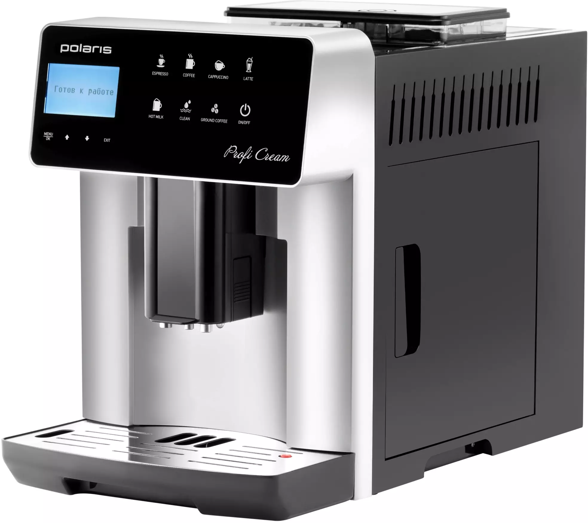 Кофемашина Polaris PACM 2055AC, Черный детальное изображение - 1