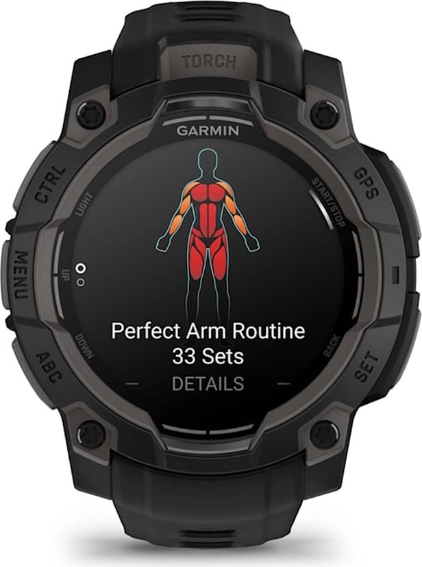 Смарт-часы Garmin Instinct 3 Amoled, 45 мм, Черный детальное изображение - 5