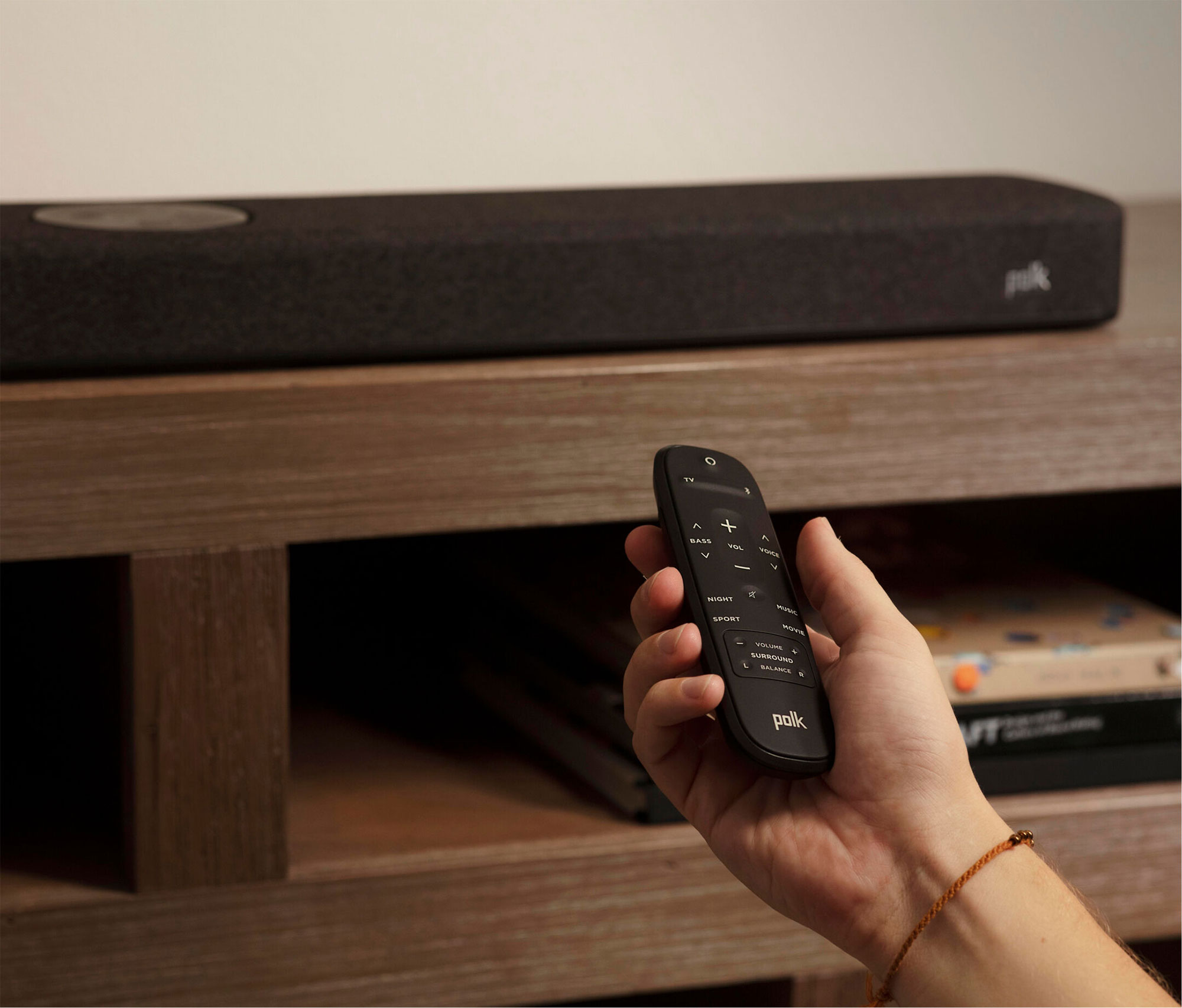 Саундбар Polk Audio React Sound Bar, Черный детальное изображение - 9