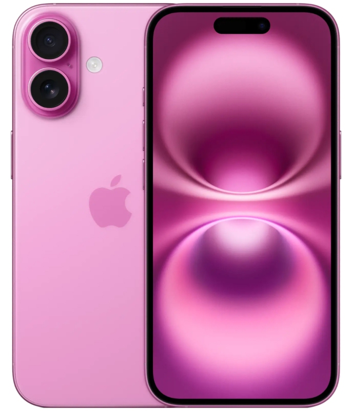 Смартфон Apple iPhone 16 128 Гб, Розовый, Dual eSIM детальное изображение - 1