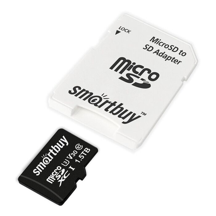 Карта памяти SmartBuy MicroSD + SD адаптер (SB1T5SDP01), 1.5 Тб №2