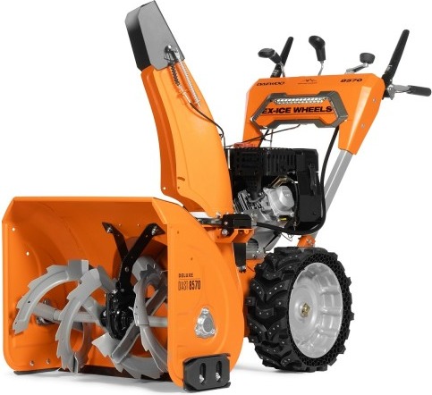 Снегоуборщик бензиновый Daewoo DAST 8570 с электрозапуском DAST 8570 (LCT), 9 л.с., 6250 Вт, Оранжевый/Серый детальное изображение - 1