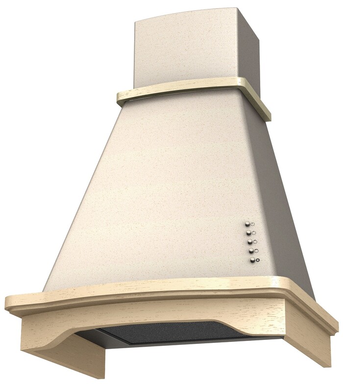 Вытяжка Krona DONATA CPB 600 structural ivory PB, Слоновая кость №2