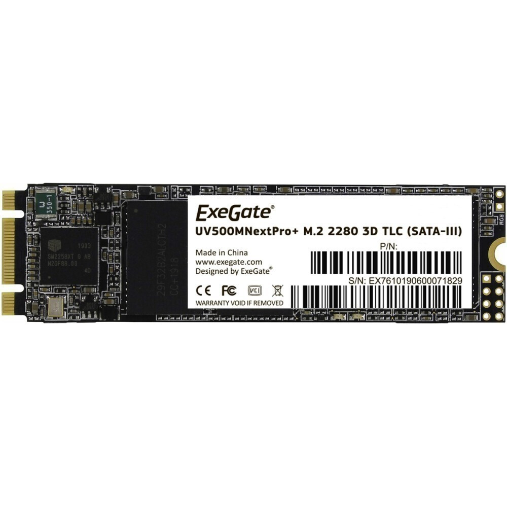 Накопитель SSD ExeGate NextPro+ M2UV500TS1TB, 1 Тб детальное изображение - 1