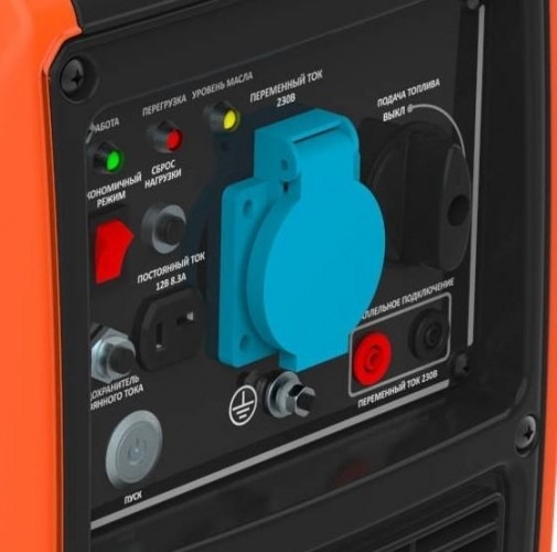 Генератор бензиновый ZONGSHEN BQH 2200 E 1T90DFQ23, 1.9 кВт, Оранжевый детальное изображение - 4