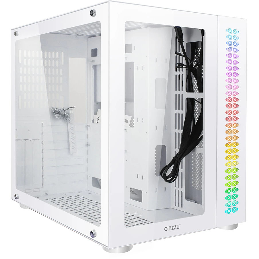 Корпус Ginzzu V560, Белый детальное изображение - 1