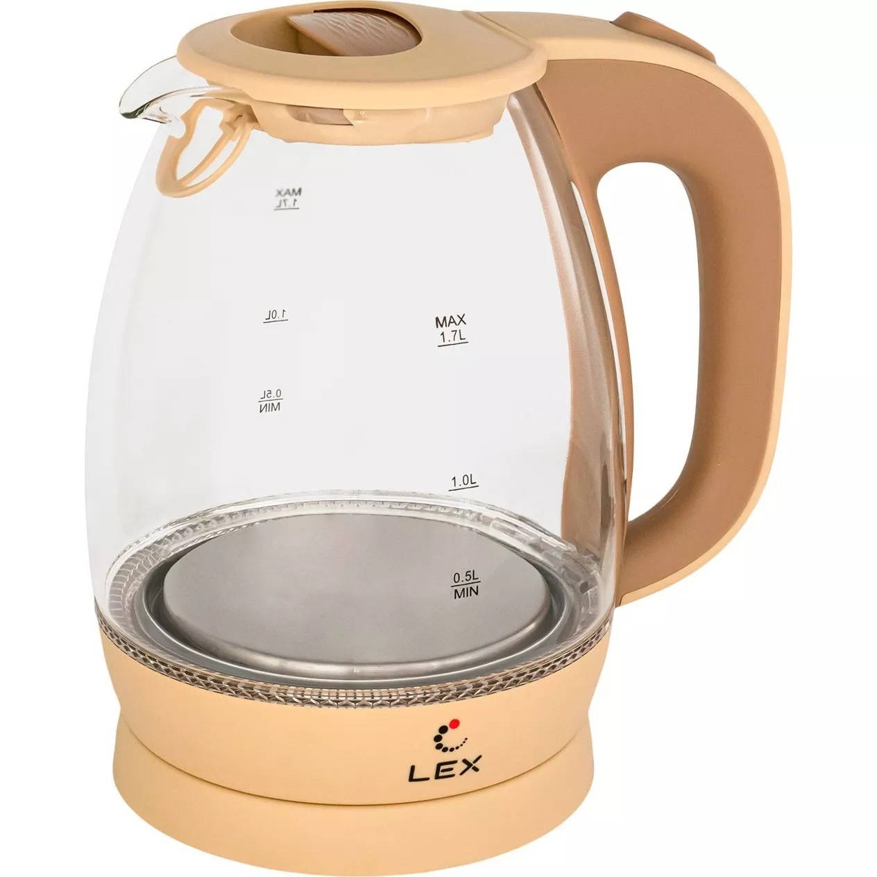 Электрочайник Lex LX-3002-2, Бежевый детальное изображение - 2