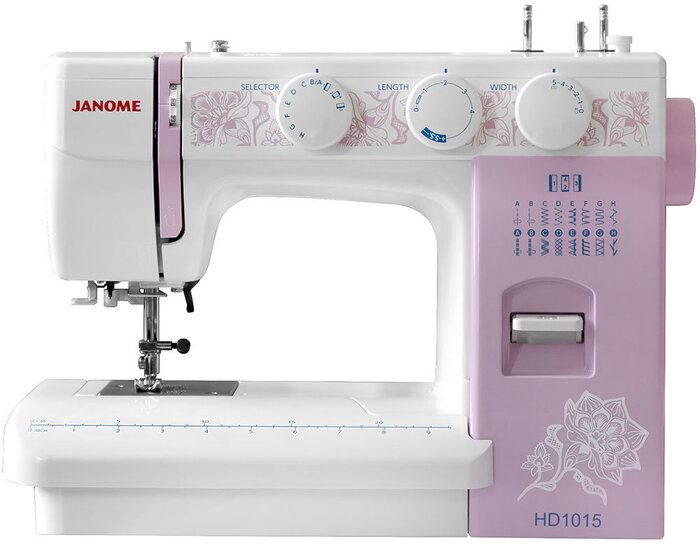 Швейная машина Janome HomeDecor 1015, Розовый №1