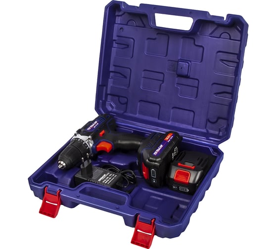 Дрель аккумуляторная безударная ПУЛЬСАР ДА 14-30 (Li-on, 2акк,кейс) 923-095, 14.4 В, 30 Нм, 2 А·ч детальное изображение - 5