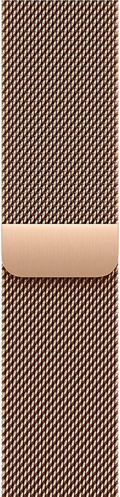 Умные часы Apple Watch Series 11 46 мм, Natural Titanium Case with Gold Milanese Loop, GPS + Cellular, Серебристый/Золотой детальное изображение - 3