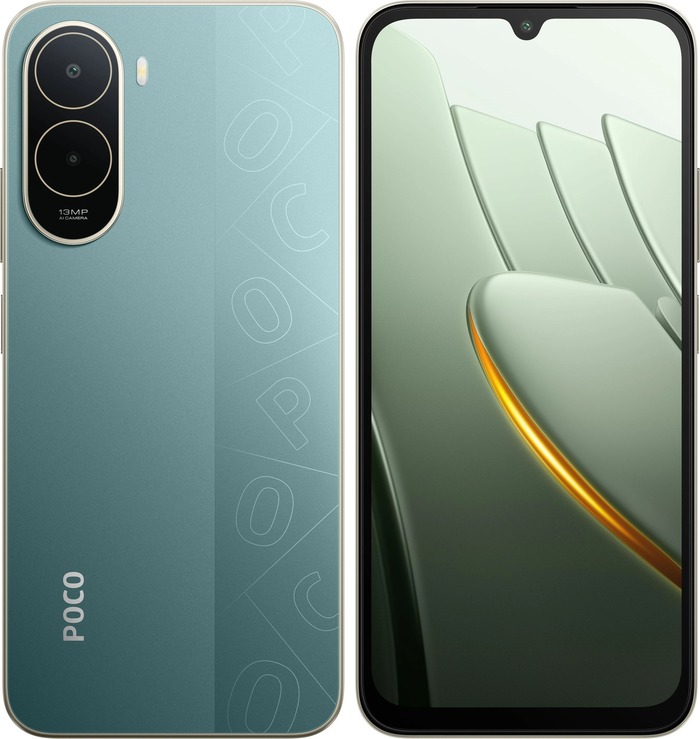Смартфон Xiaomi POCO C81 Pro 4/128 Гб, Зеленый, Dual nano-SIM №1