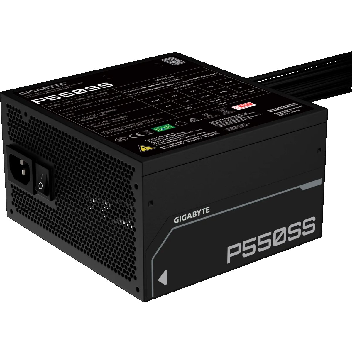 Блок питания Gigabyte GP-P550SS, 550 Вт детальное изображение - 5