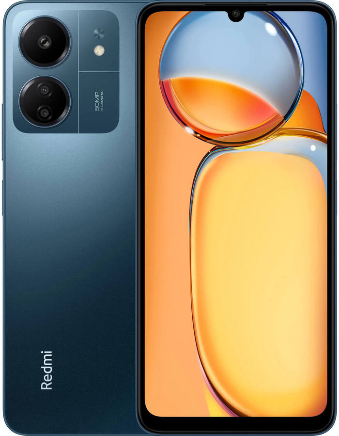 Смартфон Xiaomi Redmi 13C 128 ГБ, Темно-синий, Dual nano SIM №1