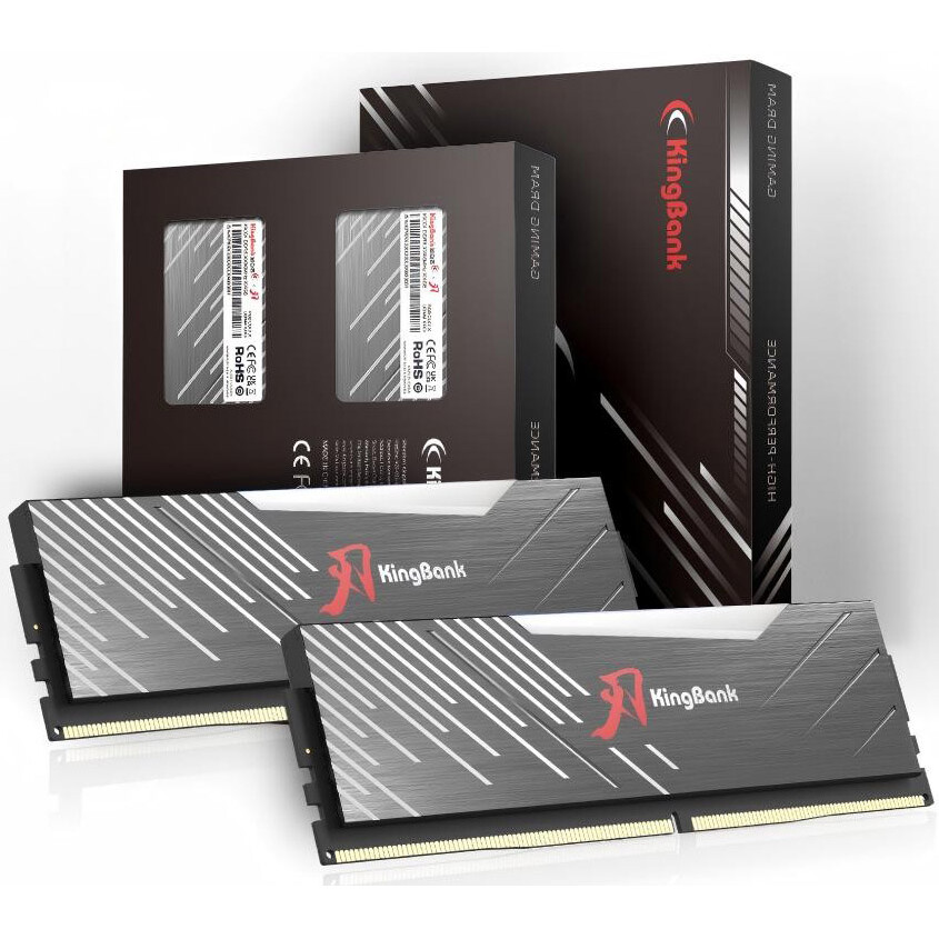 Оперативная память KingBank RGB DDR4 3600MHz, K5.01.FL04AD9402, 2x16 Гб KIT, 32 Гб детальное изображение - 3