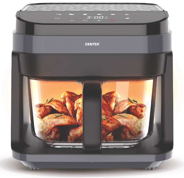 Аэрогриль Centek CT-3101, 5,5 л, 1350 Вт, Черный №1