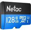 Карта памяти Netac P500 Standard MicroSD + SD адаптер (NT02P500STN-128G-R), 128 Гб вариант - 1