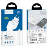 Сетевое зарядное устройство HOCO N2 + кабель MicroUSB, 1м белый вариант - 5