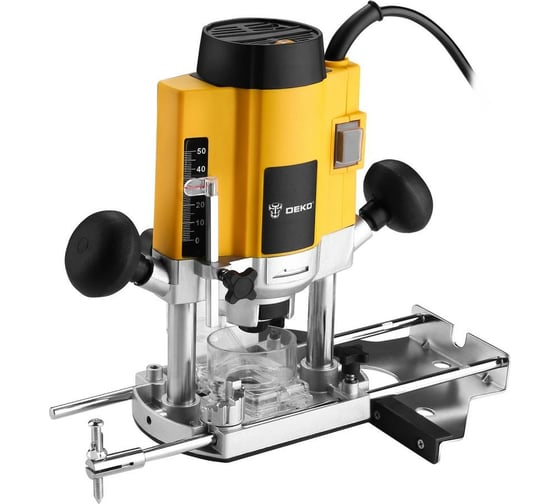 Фрезер DEKO DKR1600E, набор фрез RBS12 (12 предметов) 063-4221, 1600 Вт, Оранжевый детальное изображение - 1