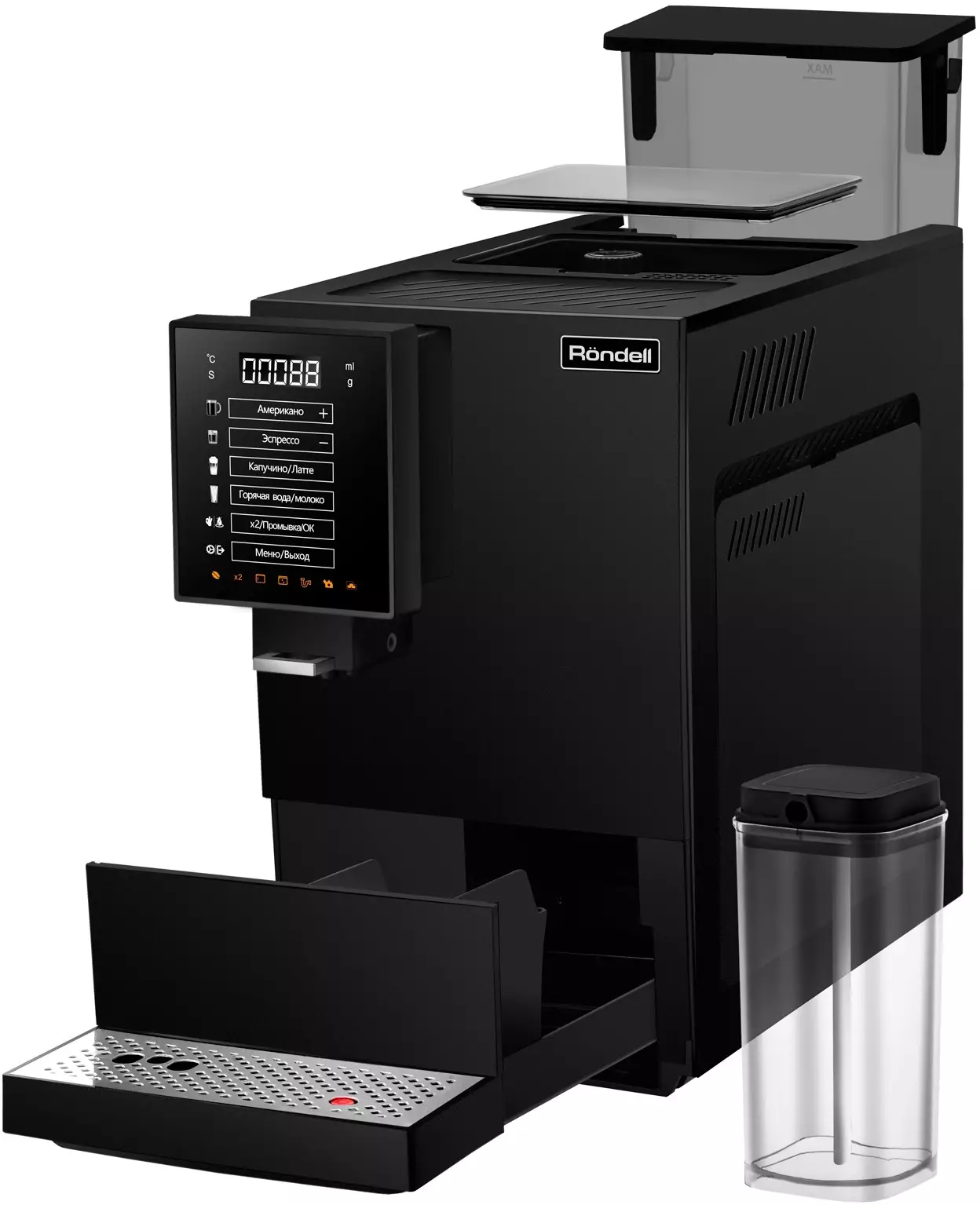 Кофемашина Rondell RDE-1118, Черный детальное изображение - 3