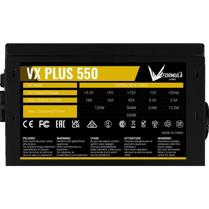 Блок питания Formula VX-550 PLUS, 550 Вт №5