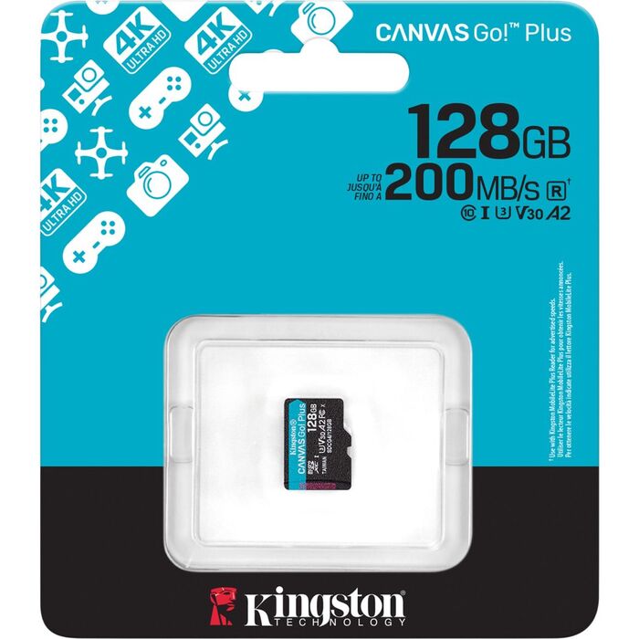 Карта памяти Kingston Canvas Go! Plus MicroSD (SDCG4/128GBSP), 128 Гб №3