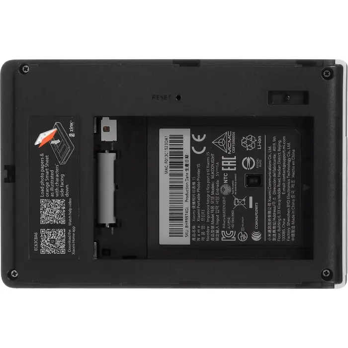 Фотопринтер компактный Xiaomi Portable Photo Printer 1S (BHR9974GL), Серый №5