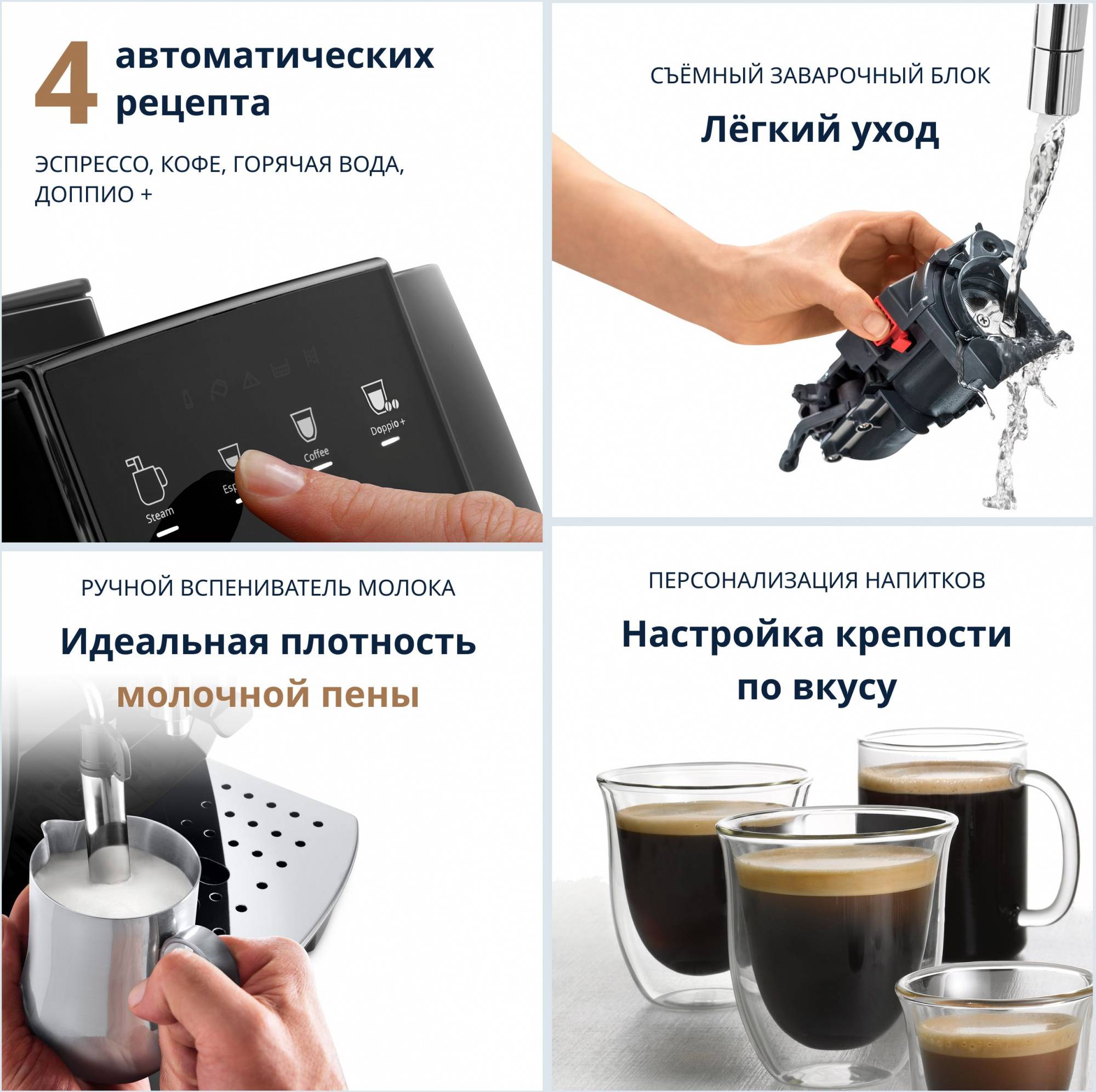 Кофемашина Delonghi Magnifica Start ECAM220.21.B, Черный детальное изображение - 3