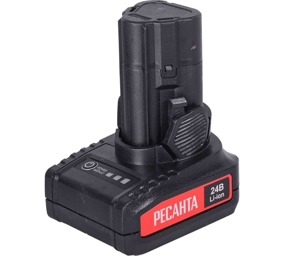 Аккумуляторная дрель-шуруповерт Ресанта ДА-24-2ЛК-У 75/14/8, 24 В, 60 Нм, 2 А·ч детальное изображение - 7