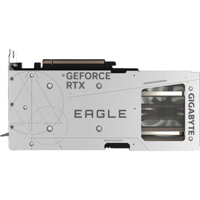 Видеокарта Gigabyte NVIDIA GeForce RTX 4070 Ti Super, GV-N407TSEAGLEOCICE-16GD, 16 ГБ, Белый детальное изображение - 6