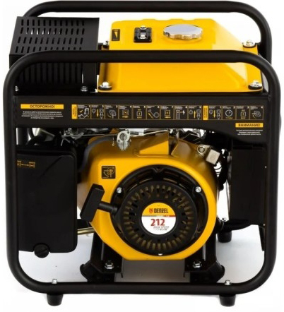 Генератор бензиновый Denzel GT-3500iF 94705, 3.2 кВт, Желтый детальное изображение - 4