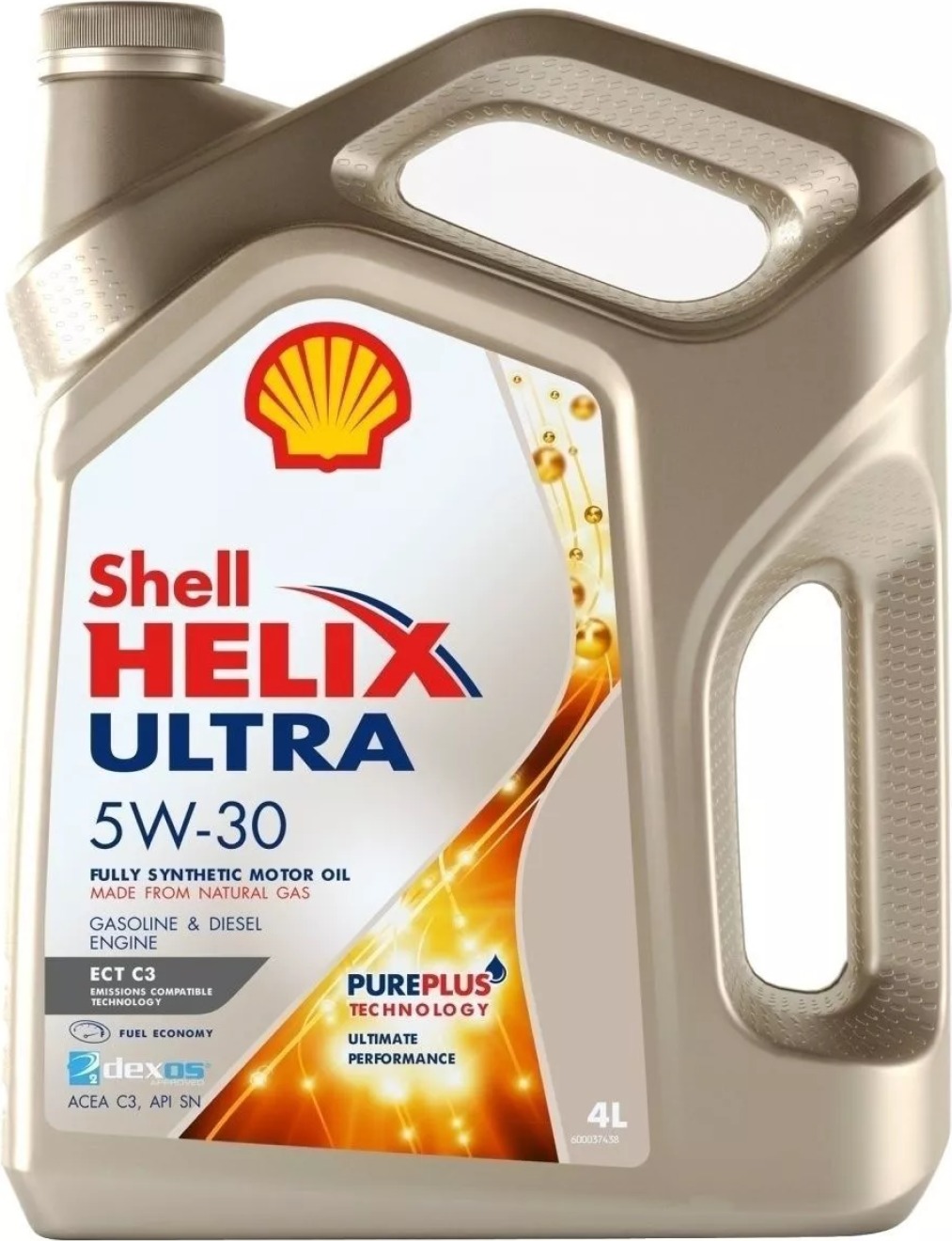 Моторное масло Shell Helix Ultra 5W-30 ECT C3, 550042847, 4 л детальное изображение - 1