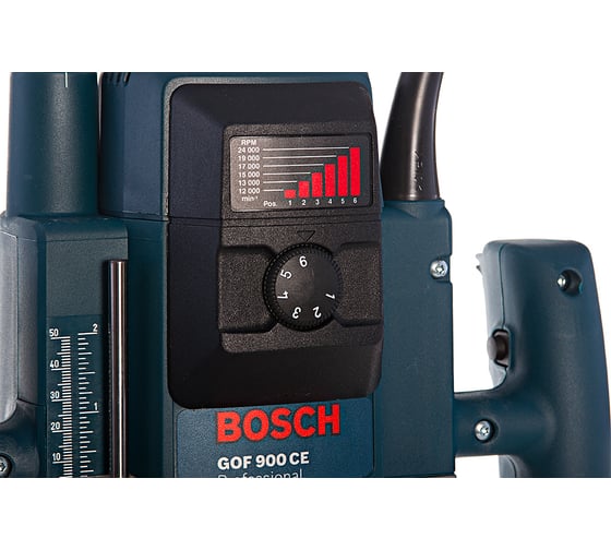 Вертикальная фрезерная машина Bosch GOF 900 CE Professional 0.601.614.608, 900 Вт, Синий детальное изображение - 2
