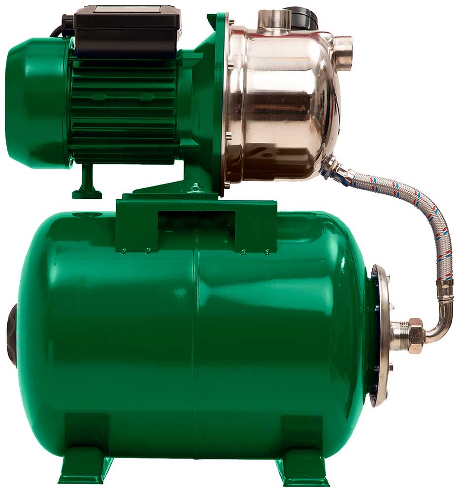 Насосная станция making Oasis everywhere S-60/37P-24, 60 л/мин, 25 мм, напор 37 м, d=25 мм, 750 Вт, Зеленый детальное изображение - 1