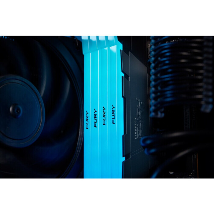 Оперативная память Kingston Fury Renegade RGB DDR4 3600MHz, KF436C16RB12AK2/32, 2x16 Гб KIT, 32 Гб №9
