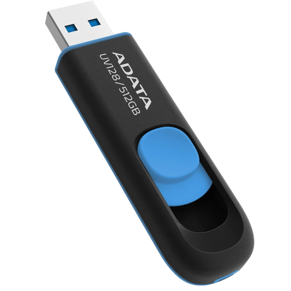 USB Flash накопитель ADATA UV128 512 ГБ, синий детальное изображение - 2
