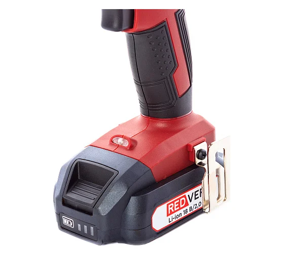 Аккумуляторная дрель-шуруповерт REDVERG RD-S18/U 6672862, 16 В, 45 Нм, 2 А·ч детальное изображение - 4