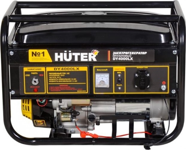 Генератор бензиновый HUTER DY4000LX 64/1/22, 3 кВт, Черный детальное изображение - 2
